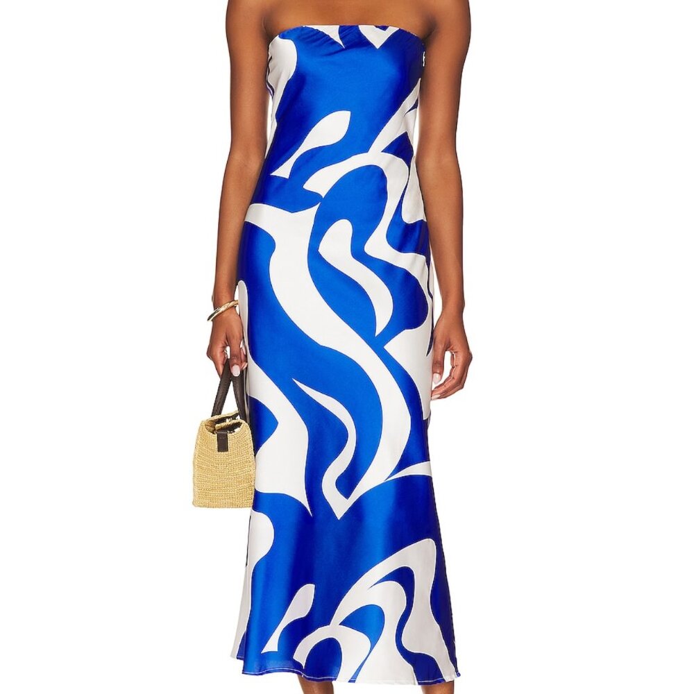 SNDYS Angel Dress in Blue Swirl